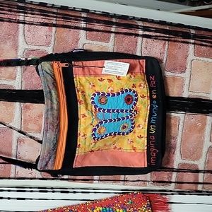 Nwt shoulder bag from San Miguel. Colorful BOHO
